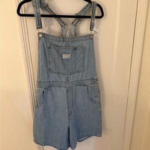 Levi Jean Overall Shorts
